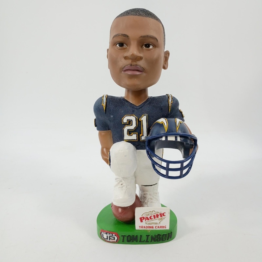 2002 LaDainian Tomlinson San Diego Chargers Bobblehead NFL Pacific Trading Cards